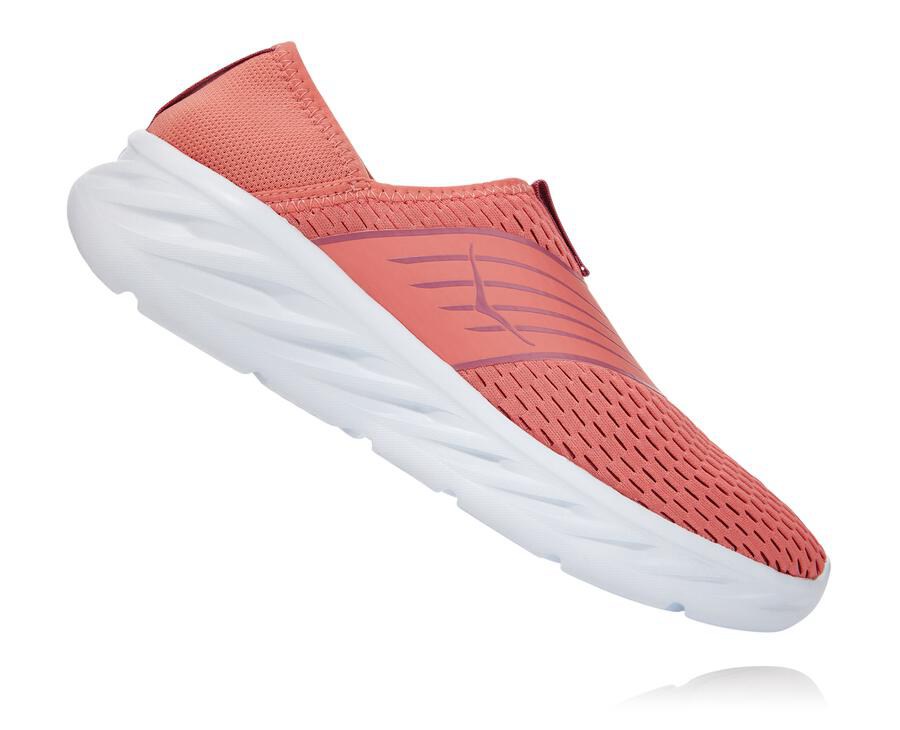 Hoka One One Sandale Damske Oranžové/Biele - ORA Recovery - 15026-HDQC